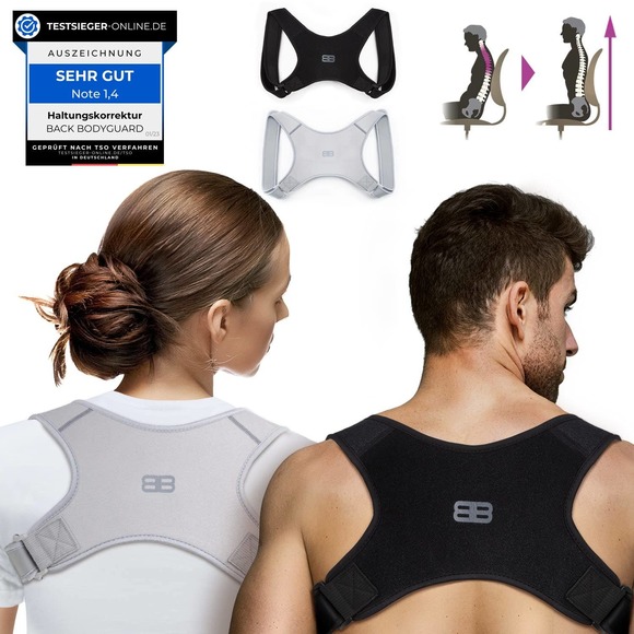 NIB -BB -ONLY IN BLACK MEDIUM - back posture SUPPORT corrector - Picture 5 of 5